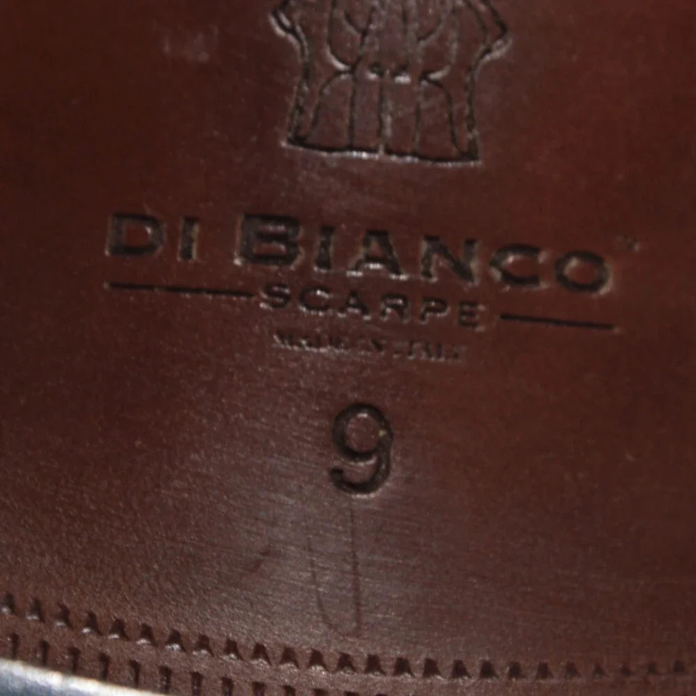 Di Bianco NWD Chelsea Boots Size 9 US in Dark Gray Leather Made in Italy